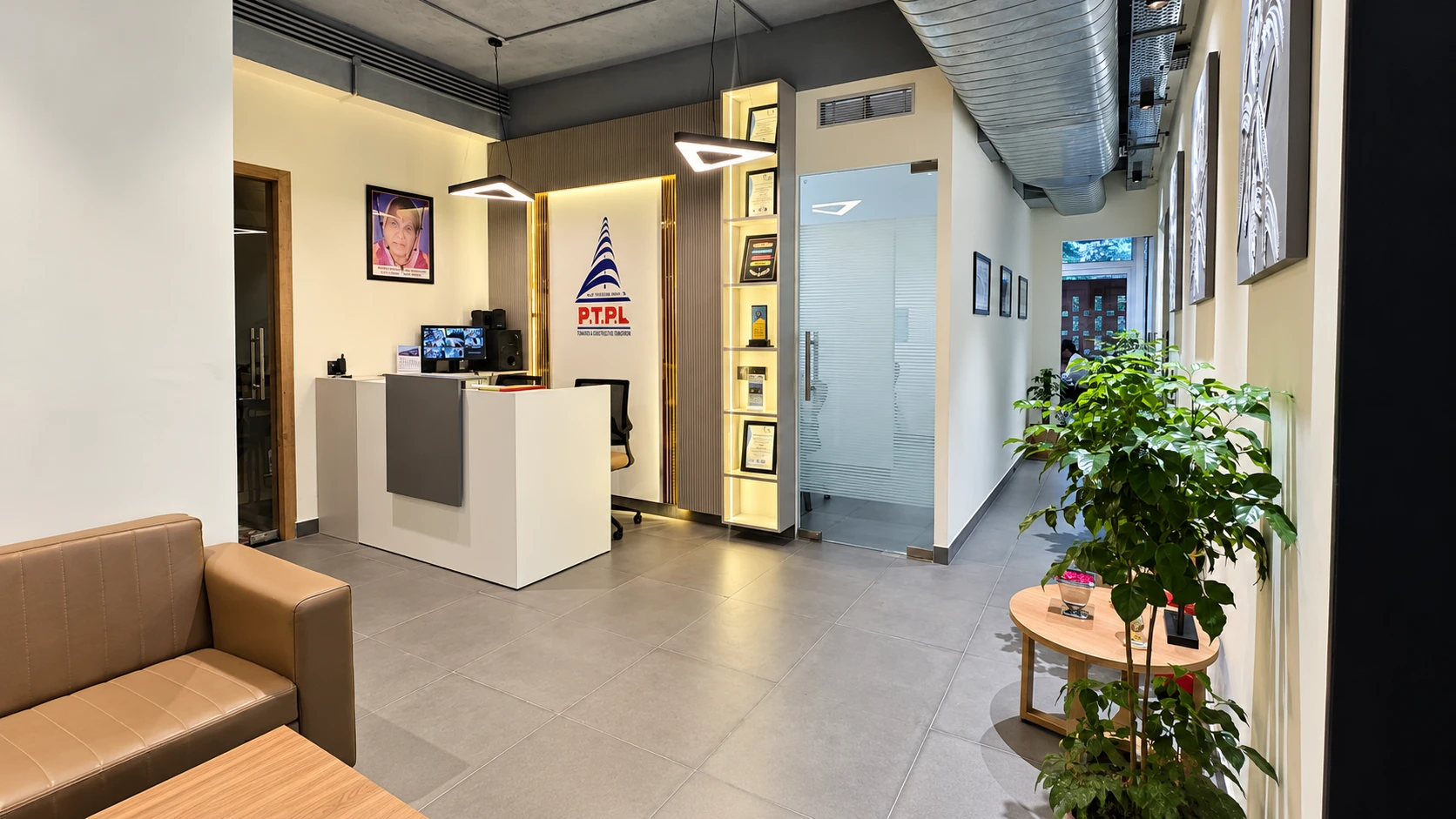 Parag Technobuild — office lobby